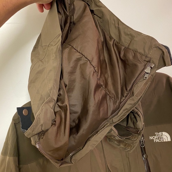 North Face Jacket with Removable Hood Brown - Picture 3 of 3